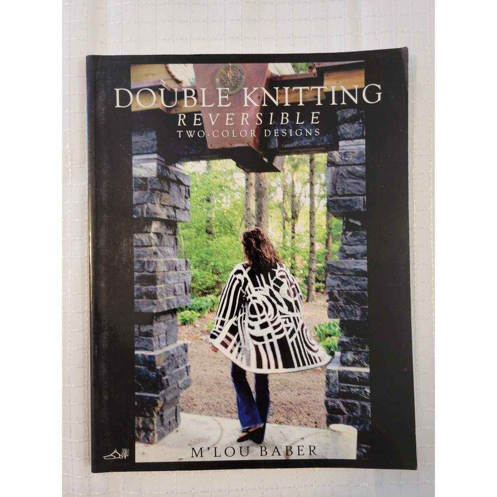 Double Knitting Reversible Two-Color Designs M'Lou Baber Schoolhouse Press Book
